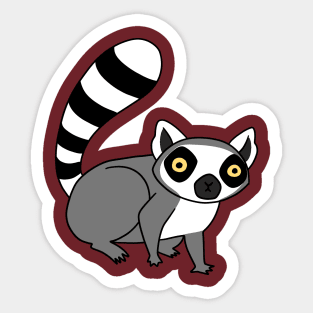 Ring Tailed Lemur Sticker